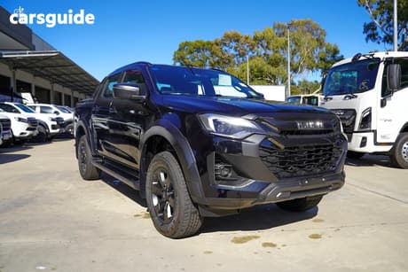Black 2025 Isuzu D-MAX Crew Cab Utility X-Terrain (4X4)