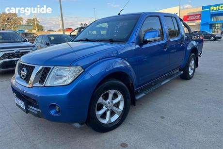 Blue 2013 Nissan Navara Dual Cab Pick-up St (4X2)