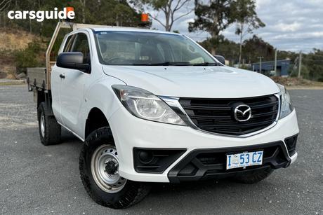 White 2019 Mazda BT-50 Freestyle Cab Chassis Xt (4X2) (5Yr)