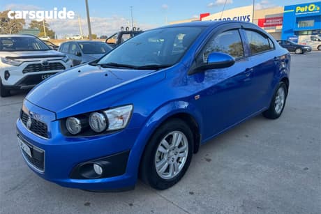 Blue 2015 Holden Barina Sedan Cd