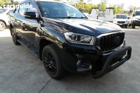Black 2020 LDV T60 Double Cab Utility Trailrider (4X4)