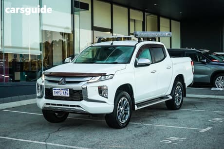 White 2020 Mitsubishi Triton Double Cab Pick Up Gls (4X4)
