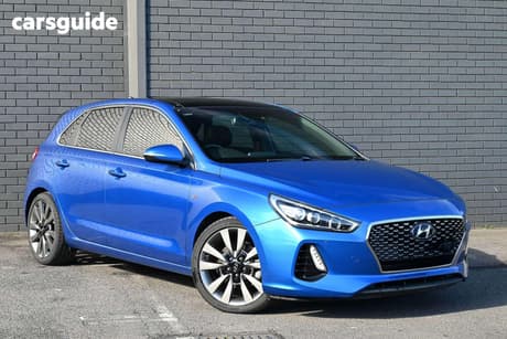 Blue 2017 Hyundai I30 Hatchback Sr Premium