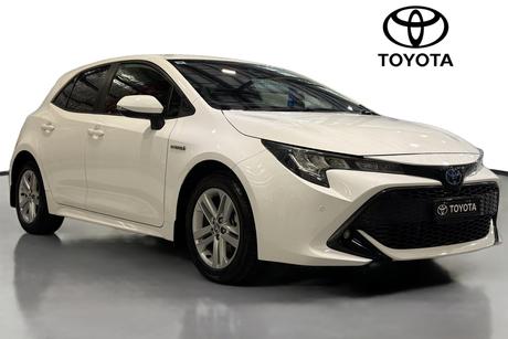 White 2022 Toyota Corolla Hatchback Sx Hybrid