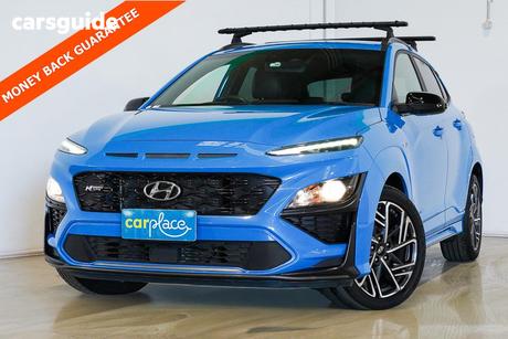 Blue 2021 Hyundai Kona Wagon N Line (Awd)