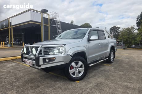 Silver 2015 Volkswagen Amarok Dual Cab Utility Tdi420 Highline (4X4)