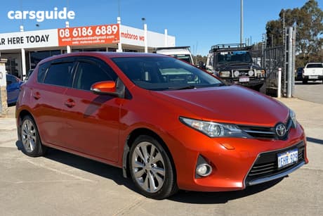 Orange 2013 Toyota Corolla Hatchback Levin Zr
