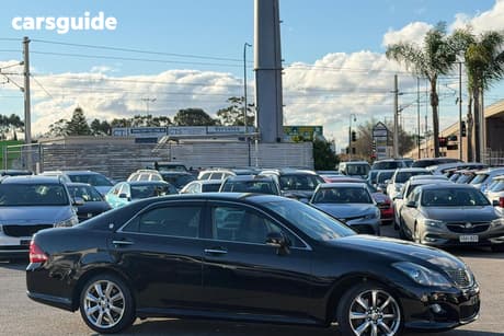 Black 2009 Toyota Crown Sedan ATHLETE