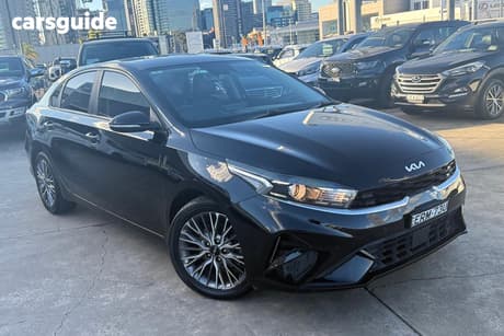 Black 2021 Kia Cerato Sedan Sport+