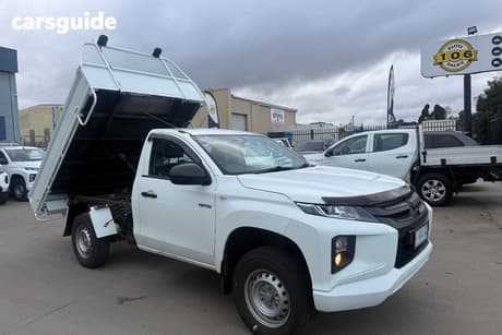 White 2022 Mitsubishi Triton Cab Chassis Glx (4X2)