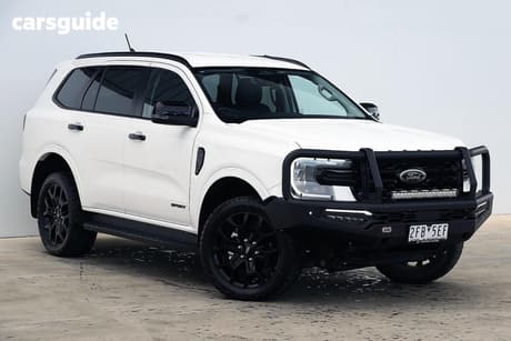White 2024 Ford Everest Wagon Sport (Rwd)