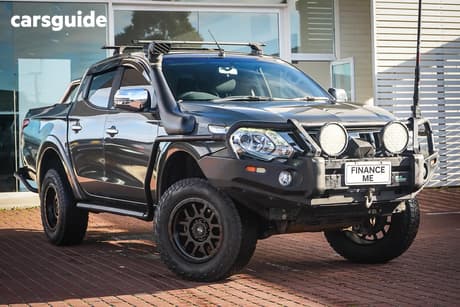 Green 2018 Mitsubishi Triton Dual Cab Utility Gls (4X4)