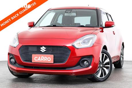 Red 2018 Suzuki Swift Hatchback Glx Turbo