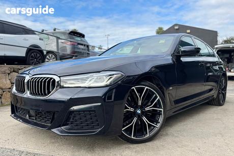 Black 2021 BMW 520I Sedan M Sport Lci