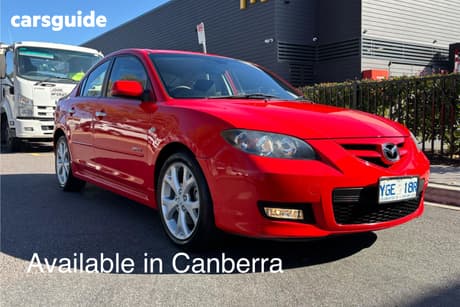 Red 2008 Mazda 3 Sedan Sp23