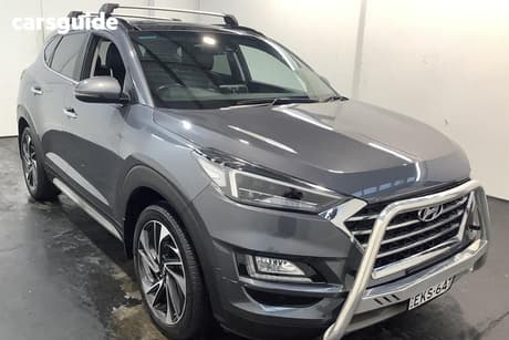 Grey 2019 Hyundai Tucson Wagon Highlander (Awd) Black Int