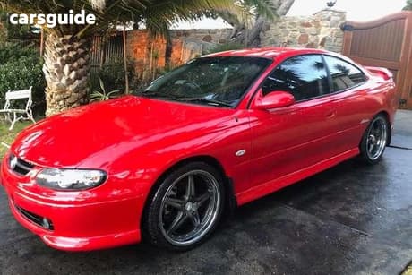 Red 2003 Holden MONARO CV8 Coupe