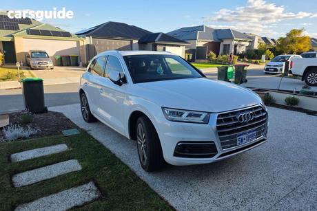 White 2019 Audi Q5 Wagon 45 Tfsi Quattro Sport