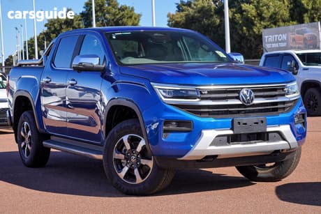 Blue 2025 Volkswagen Amarok Dual Cab Utility Style Tdi600 4Motion