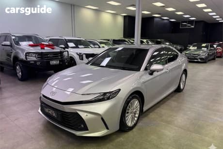 Silver 2025 Toyota Camry Sedan Ascent Sport Hybrid