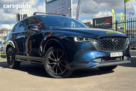 Blue 2022 Mazda CX-5 Wagon Akera (Awd)