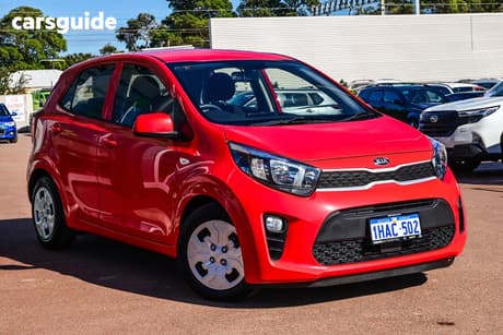 Red 2020 Kia Picanto Hatchback S