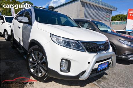 White 2014 Kia Sorento SUV PLATINUM