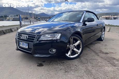 Black 2010 Audi A5 Cabriolet 2.0 Tfsi Quattro