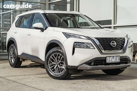 White 2023 Nissan X-Trail Wagon St (4Wd) 7 Seat