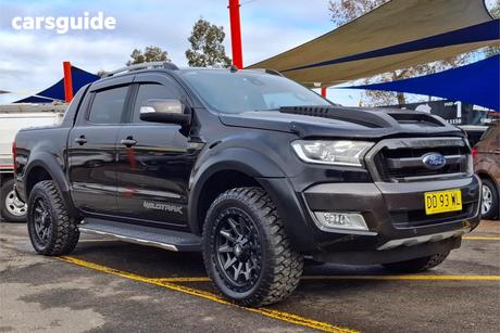 Black 2016 Ford Ranger Dual Cab Pick-up Wildtrak 3.2 (4X4)