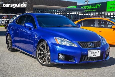 Blue 2009 Lexus IS F Sedan