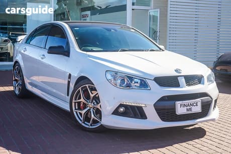 White 2015 HSV Clubsport Sedan R8