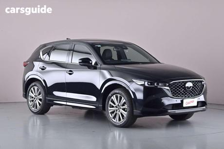 Black 2022 Mazda CX-5 Wagon Akera Turbo (Awd)