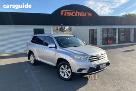 Silver 2013 Toyota Kluger Wagon Kx-R (Fwd) 7 Seat