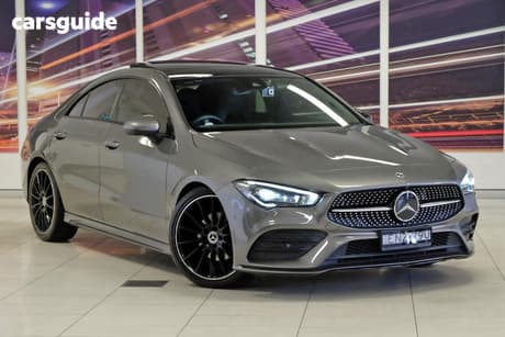 Grey 2021 Mercedes-Benz CLA200 Coupe 200