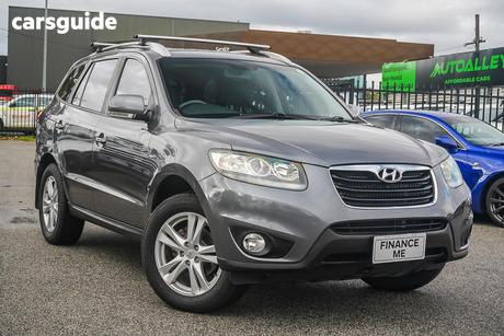 Grey 2011 Hyundai Santa FE Wagon Highlander Crdi (4X4)