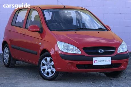 Red 2010 Hyundai Getz Hatchback Sx
