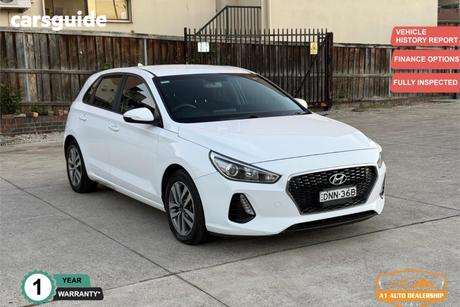 White 2017 Hyundai I30 Hatchback Active