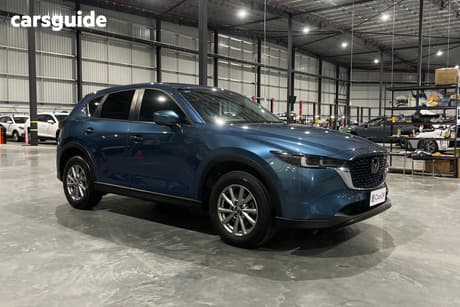 Blue 2022 Mazda CX-5 Wagon Maxx Sport (Fwd)