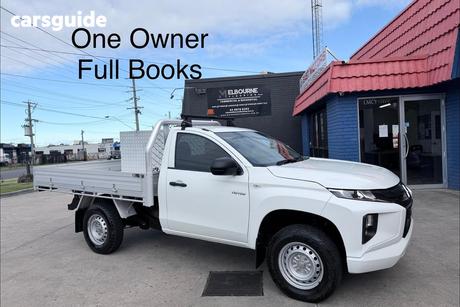 White 2021 Mitsubishi Triton Cab Chassis Glx (4X2)