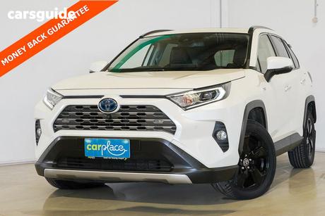 White 2020 Toyota RAV4 Wagon Cruiser (2Wd) Hybrid