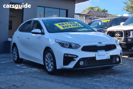 White 2020 Kia Cerato Hatchback S Safety Pack