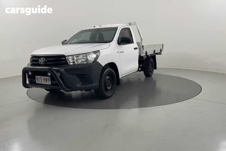 White 2023 Toyota Hilux Cab Chassis Workmate (4X2)