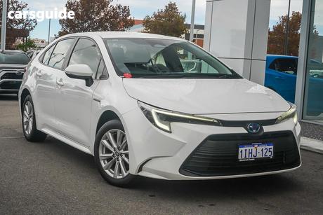 White 2024 Toyota Corolla Sedan Ascent Sport + Conv Pk Hybrid