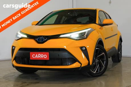 Yellow 2020 Toyota C-HR Hatchback Koba (2Wd) (Hybrid)