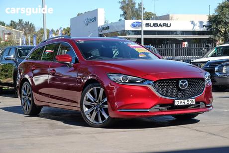 Red 2018 Mazda 6 Wagon Gt