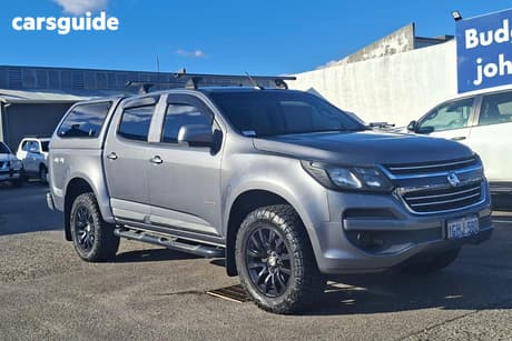 Grey 2016 Holden Colorado Crew Cab Pickup Ls (4X4)