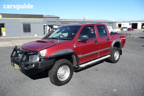 Red 2007 Holden Rodeo Crew Cab Pickup Lx (4X4)