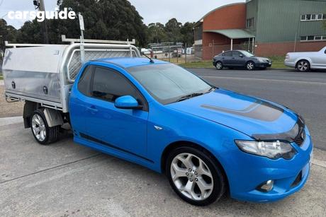 Blue 2010 Ford Falcon Ute Ute Tray XR6 R