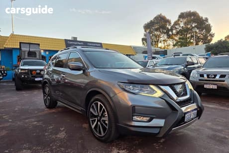 Grey 2017 Nissan X-Trail Wagon Ti (4Wd) Tan Trim